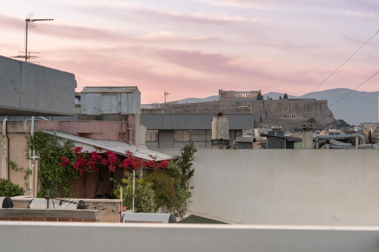 Sunny Penthouse W/ Acropolis View Next To Metro Apartment เอเธนส์ ภายนอก รูปภาพ